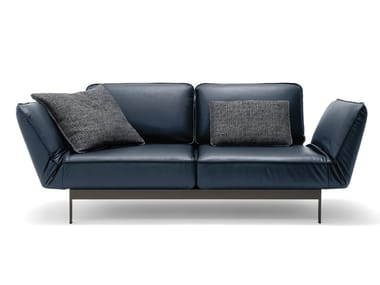 ROLF BENZ 386 MERA - 3 seater sofa with chaise longue (Request Info).