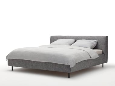 ROLF BENZ 50 - Fabric double bed with upholstered headboard (Request Info).