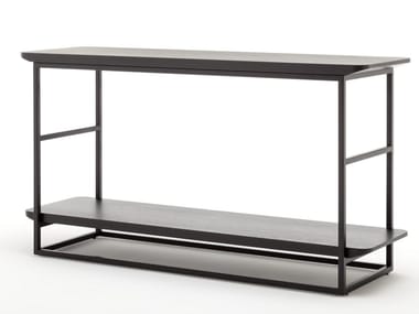 ROLF BENZ 987 - Rectangular wooden high side table (Request Info).