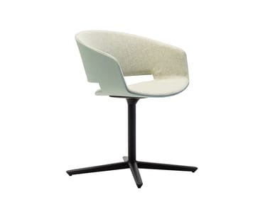 RONDA SO0430 - Swivel upholstered chair with 4-spoke base (Request Info).