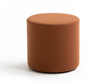 TABA - Round fabric pouf (Request Info).