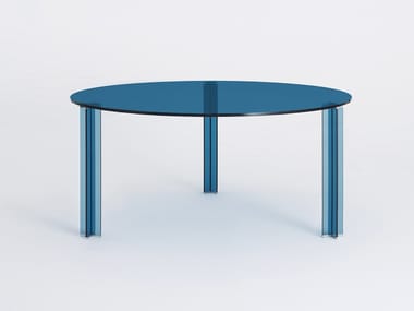 X-T - Round crystal table.