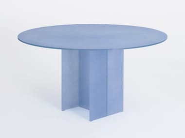 SIMOON - Round crystal table.