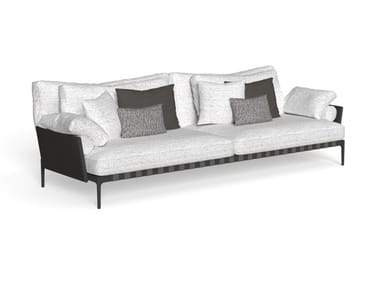 SALINAS - 4 seater fabric garden sofa with removable cover (Request Info).