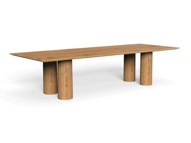 SALINAS - Rectangular wooden garden table (Request Info).