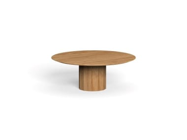 SALINAS - Round wooden coffee table (Request Info).