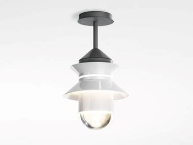 SANTORINI C - Polycarbonate outdoor ceiling lamp (Request Info).