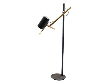 SCANTLING - Metal and wood floor lamp (Request Info).