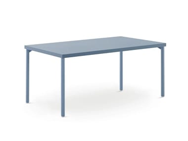 Desk with Poly legs - Modular desk by Nidi