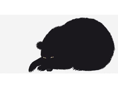 SEI, L'ORSO - 3 colours screenprinted on dropjet paper (Request Info).