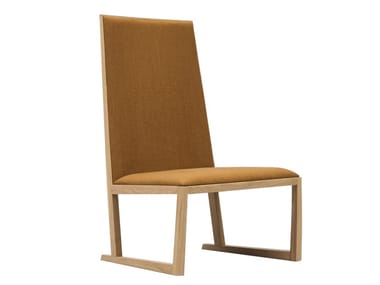 SERENA BU1352 - Sled base oak easy chair (Request Info).