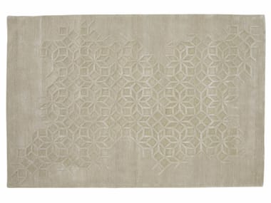 SHAZIA - Rectangular wool rug with geometric shapes (Request Info).