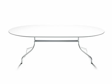SHINE - Oval HPL table (Request Info).