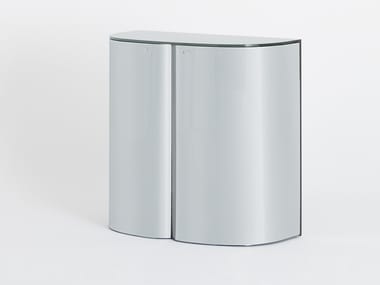 OLTRALPE - Crystal sideboard with doors (Request Info).