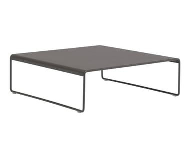 SIESTA OUTDOOR ME4753 - Sled base low steel coffee table (Request Info).