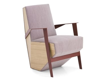 SILVER LAKE - Upholstered easy chair with armrests (Request Info).