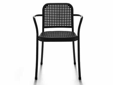 SILVER Outdoor - Aluminium garden chair with armrests (Request Info).