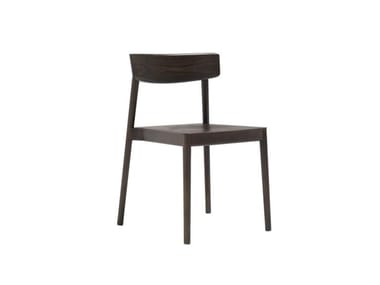 SMART SI0610 - Stackable open back beech chair (Request Info).