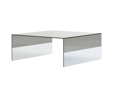 SMOKE - Low rectangular glass coffee table (Request Info).