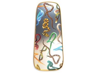 SNAKES - Framed wall-mounted mirror (Request Info).