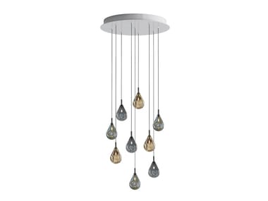SOAP MINI 9 - LED crystal pendant lamp (Request Info).