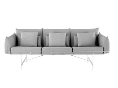 WIREFRAME - 3 seater fabric sofa by Herman Miller
