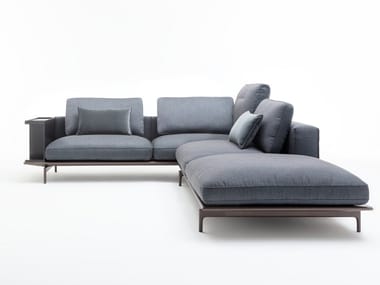 ROLF BENZ 535 LIV - Corner sectional fabric sofa (Request Info).