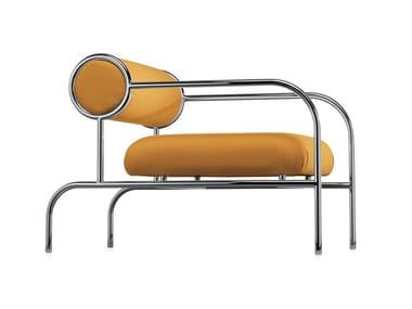 SOFA WITH ARMS - Armchair with tubular metal structure (Request Info).