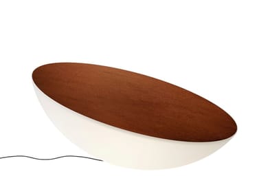 SOLAR - Polyethylene and porcelain stonware floor lamp (Request Info).