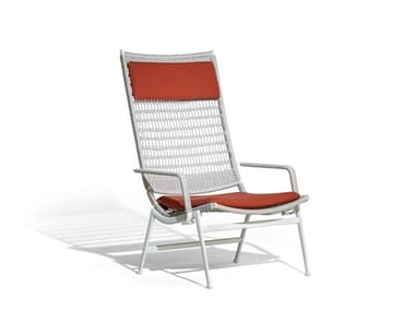 SOLARIA - Rope garden armchair with armrests (Request Info).