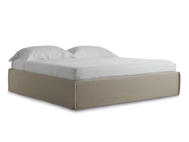 SOMMIER TASCA - Fabric double bed with removable cover (Request Info).