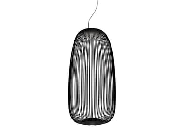 SPOKES 1 - LED epoxy paint steel pendant lamp (Request Info).