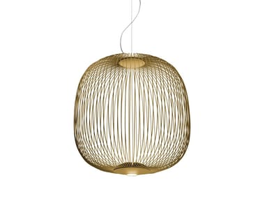 SPOKES 2 - LED epoxy paint steel pendant lamp.