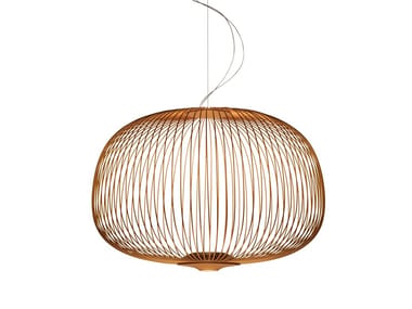 SPOKES 3 - LED epoxy paint steel pendant lamp.