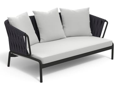 SPOOL 202 - 2 seater powder coated steel garden sofa (Request Info).