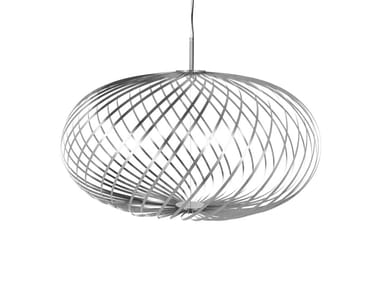 SPRING MEDIUM - LED stainless steel pendant lamp (Request Info).