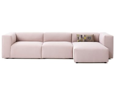 SPRING - Sectional fabric sofa with removable cover (Request Info).