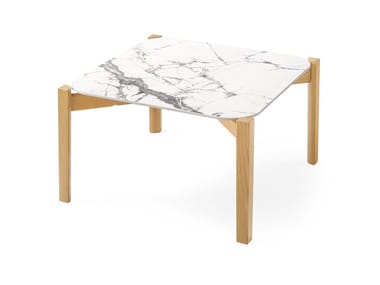 PALETTE - Square ceramic coffee table (Request Info).