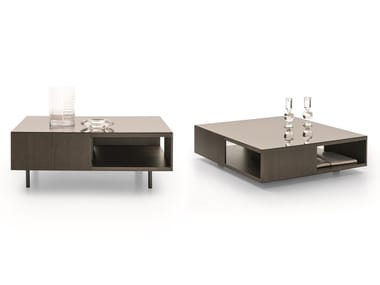 UNION/URBAN - Square coffee table with storage space (Request Info).