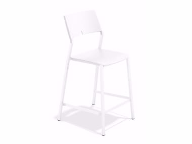 AXA BARSTOOL 1055/06 - High plastic stool with footrest (Request Info).