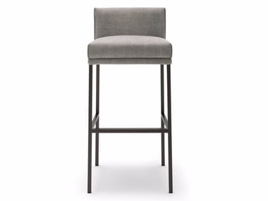 ROLF BENZ 651 - High fabric stool with footrest (Request Info).