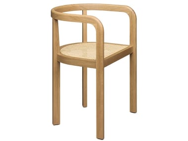 STUTTGART - Oak chair with armrests (Request Info).