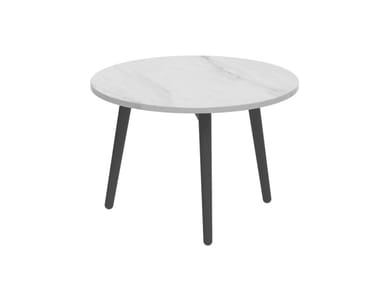 STYLETTO - Round ceramic garden side table (Request Info).