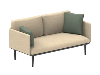 STYLETTO LOUNGE - Sectional 2 seater fabric garden sofa (Request Info).