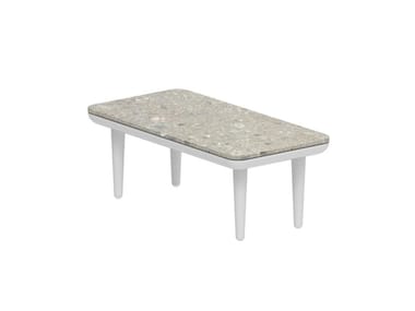 STYLETTO LOUNGE - Rectangular ceramic garden side table (Request Info).