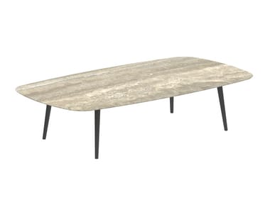 STYLETTO - Rectangular ceramic garden side table (Request Info).