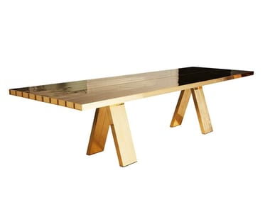 MASS - Brass dining table (Request Info).