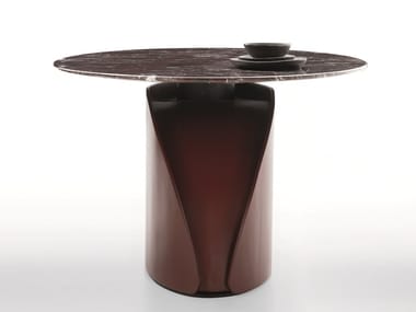 CENTRAL PARK - Oval marble table (Request Info).