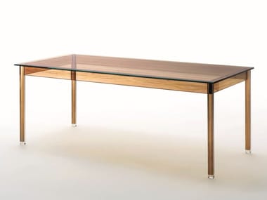 SUBLIMAZIONE - Rectangular crystal table (Request Info).