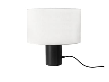 CYLS - Metal table lamp with polyester shade (Request Info).